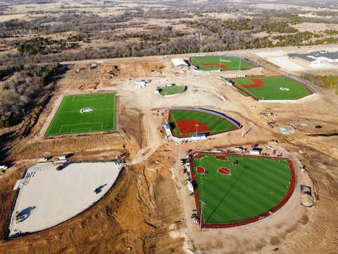 Brian Crawford Memorial Sports Complex aerial view