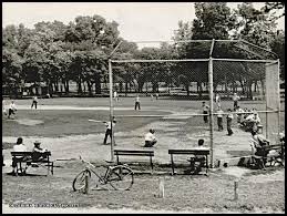 Historic baseball activity at Wheeler Park