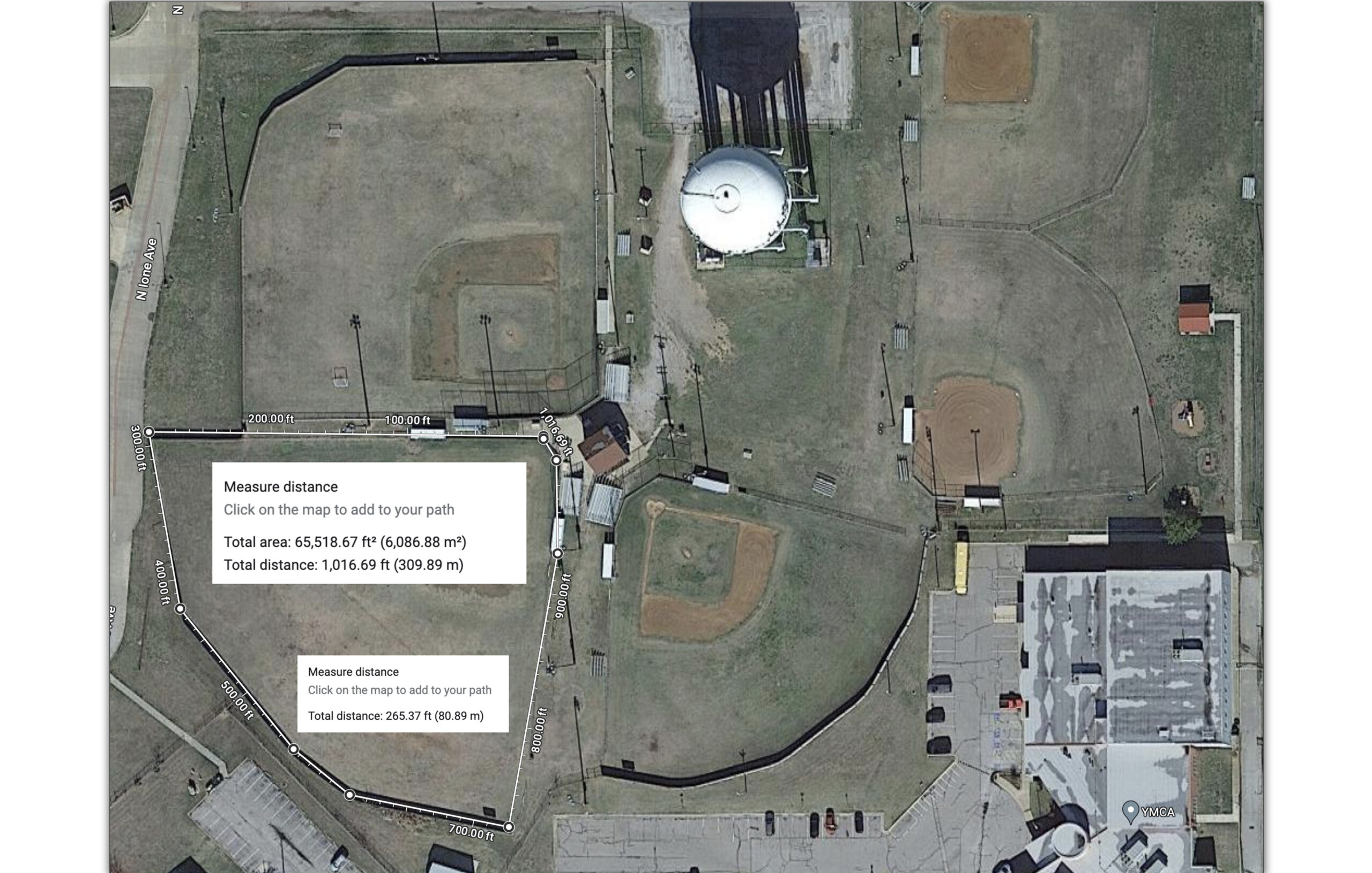 Lions Club Park YMCA 11U 12U