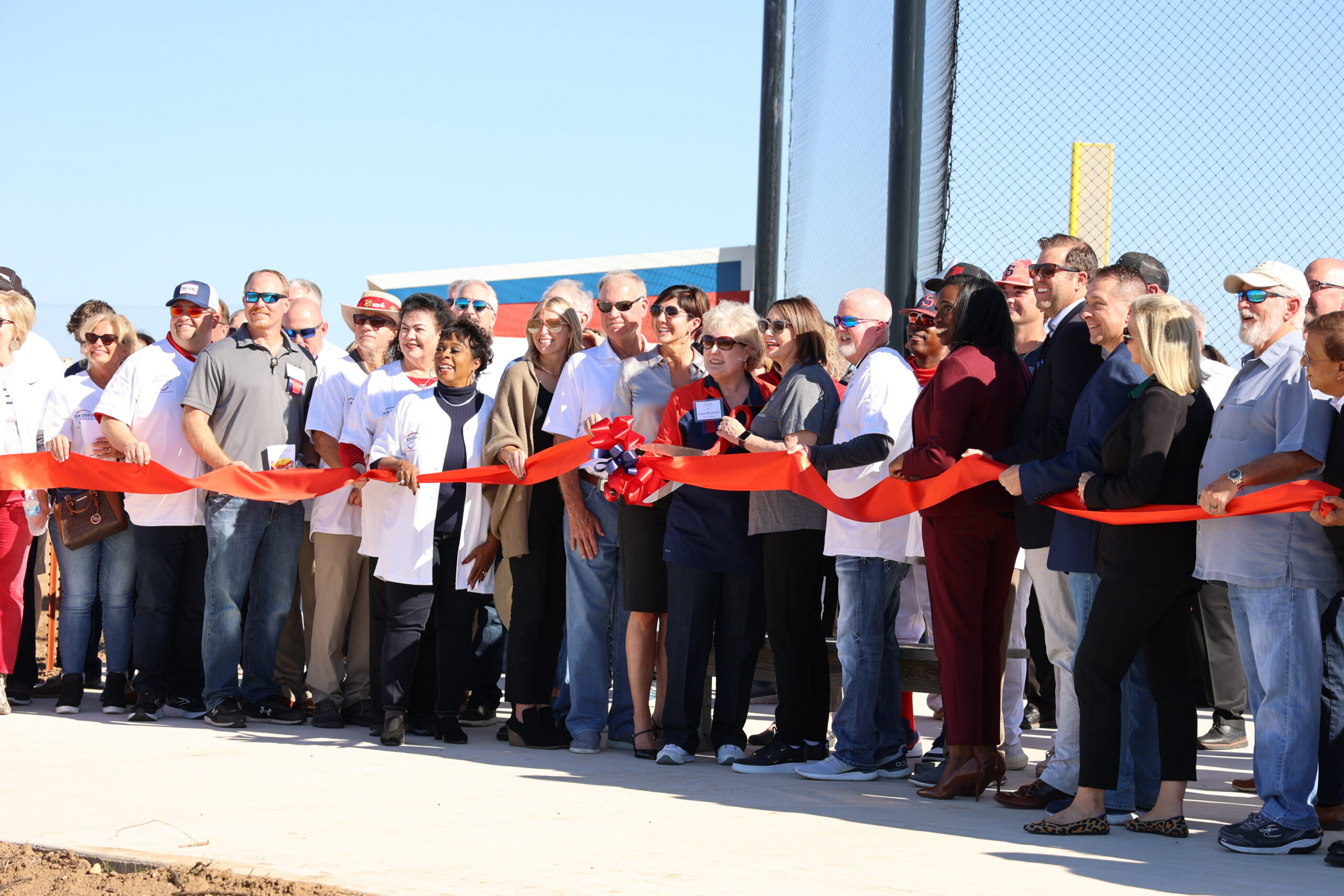 Avedis Adaptive Field ribbon cutting