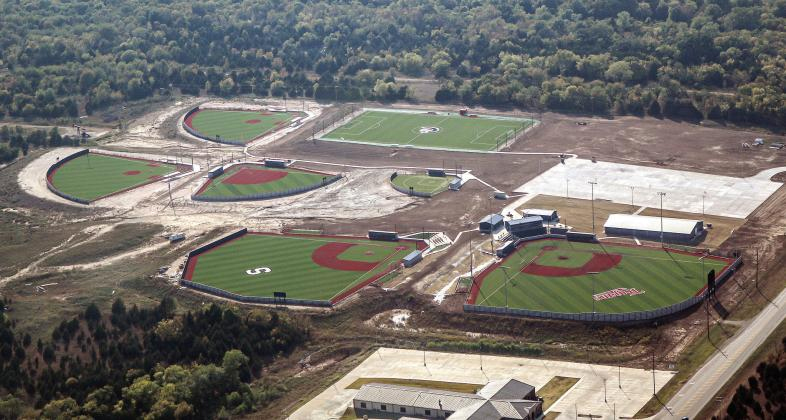 Brian Crawford Memorial Sports Complex aerial view