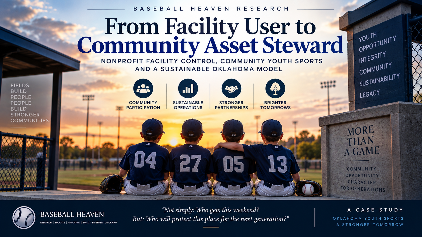 From Facility User to Community Asset Steward